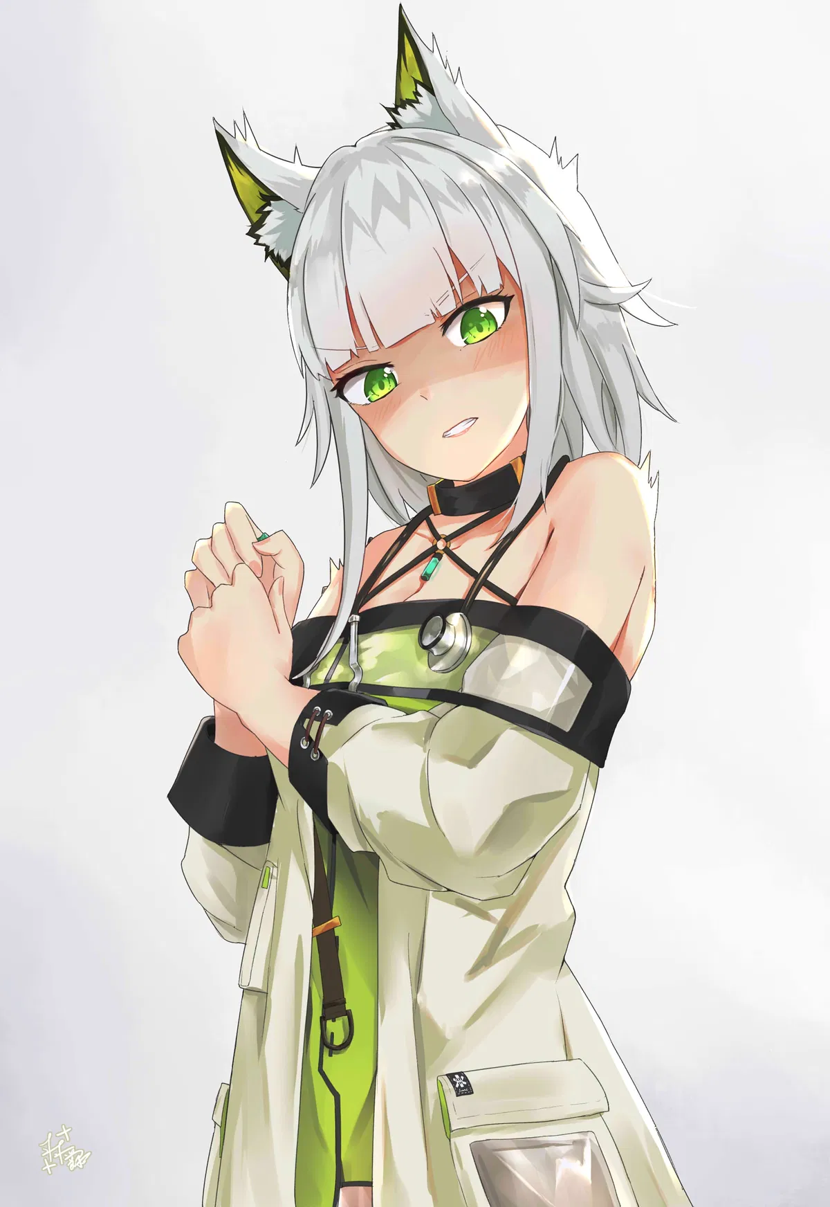 Avatar of Kal'tsit (Arknights) | but you're British and have to show ID for everything while Kal'tsit watches your every move