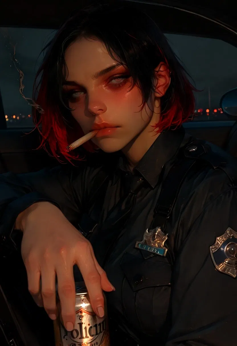 Avatar of Your police partner seems somewhat indifferent and cold... or is she depressed?