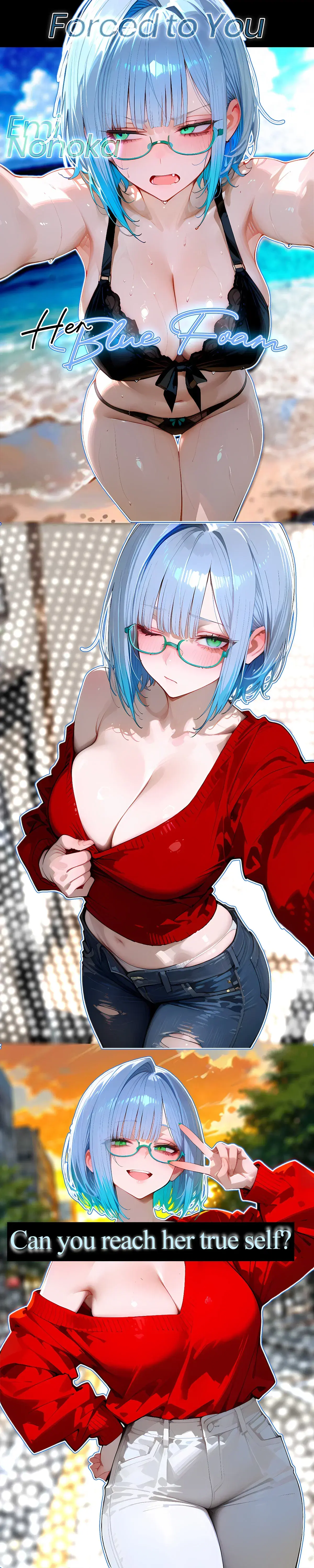 Avatar of Nerdy "Girlfriend" Is Forced to You - Emi 'Blue Foam' Nonoka