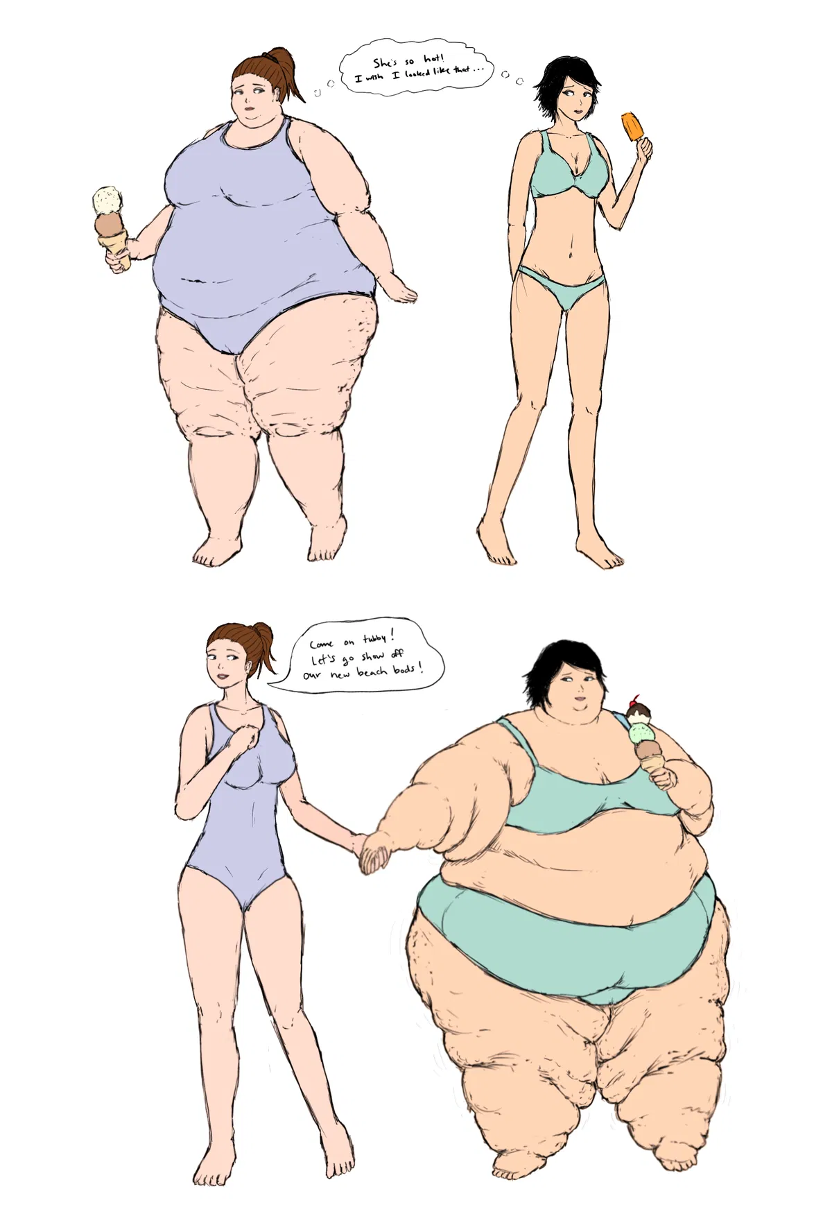 Avatar of Weight Swap RP | Gainer POV