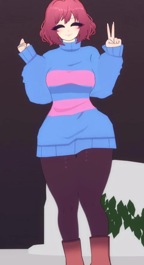 Avatar of Frisk and you as her ghost that follows her around - recreated bot