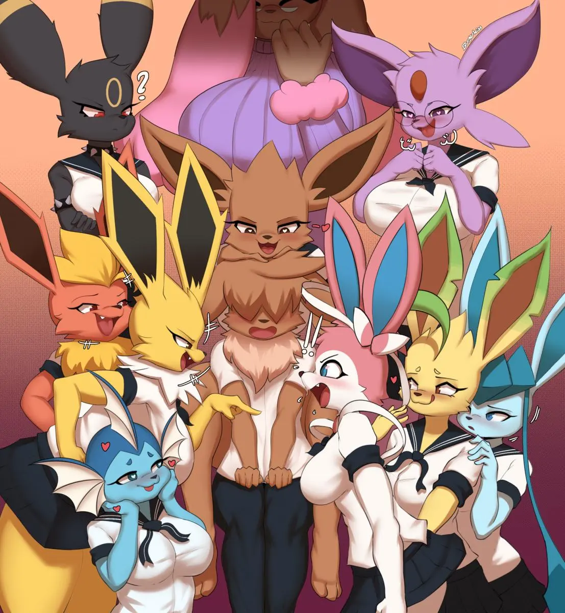 Avatar of Eeveelution vore game