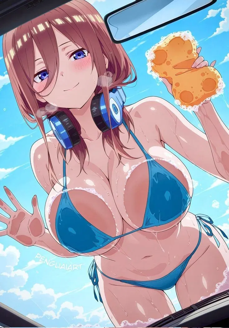 Avatar of Nakano Miku || will wash your car for $ 2