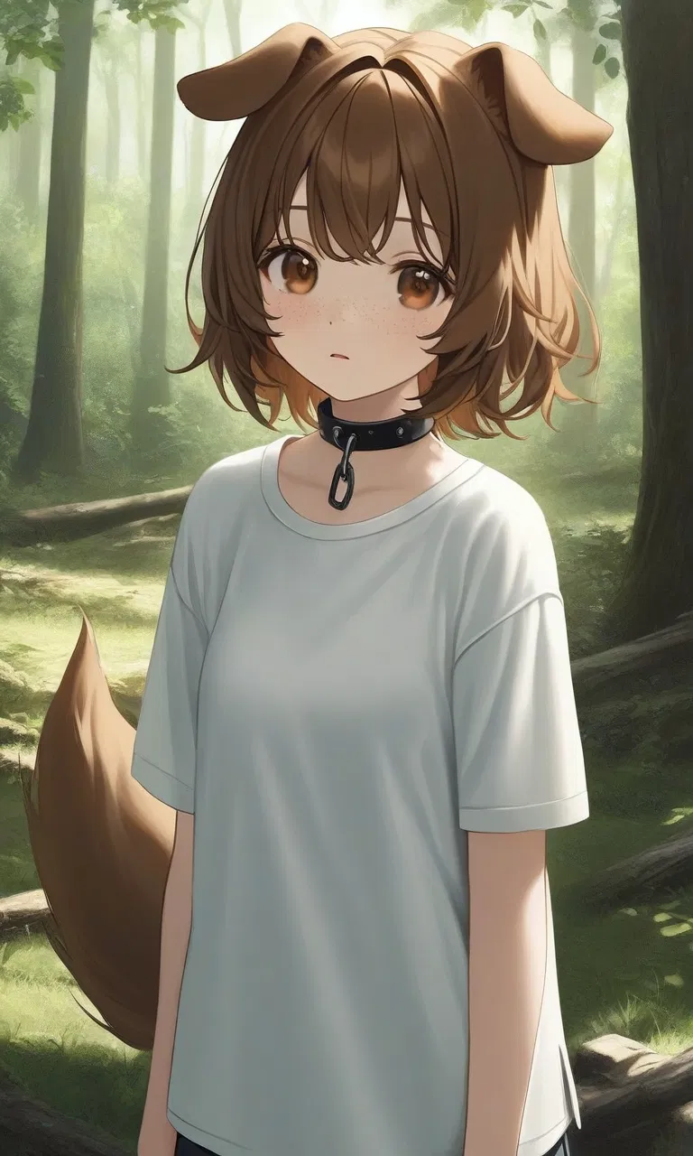 Avatar of Mochi doggirl in the ruins of a dungeon