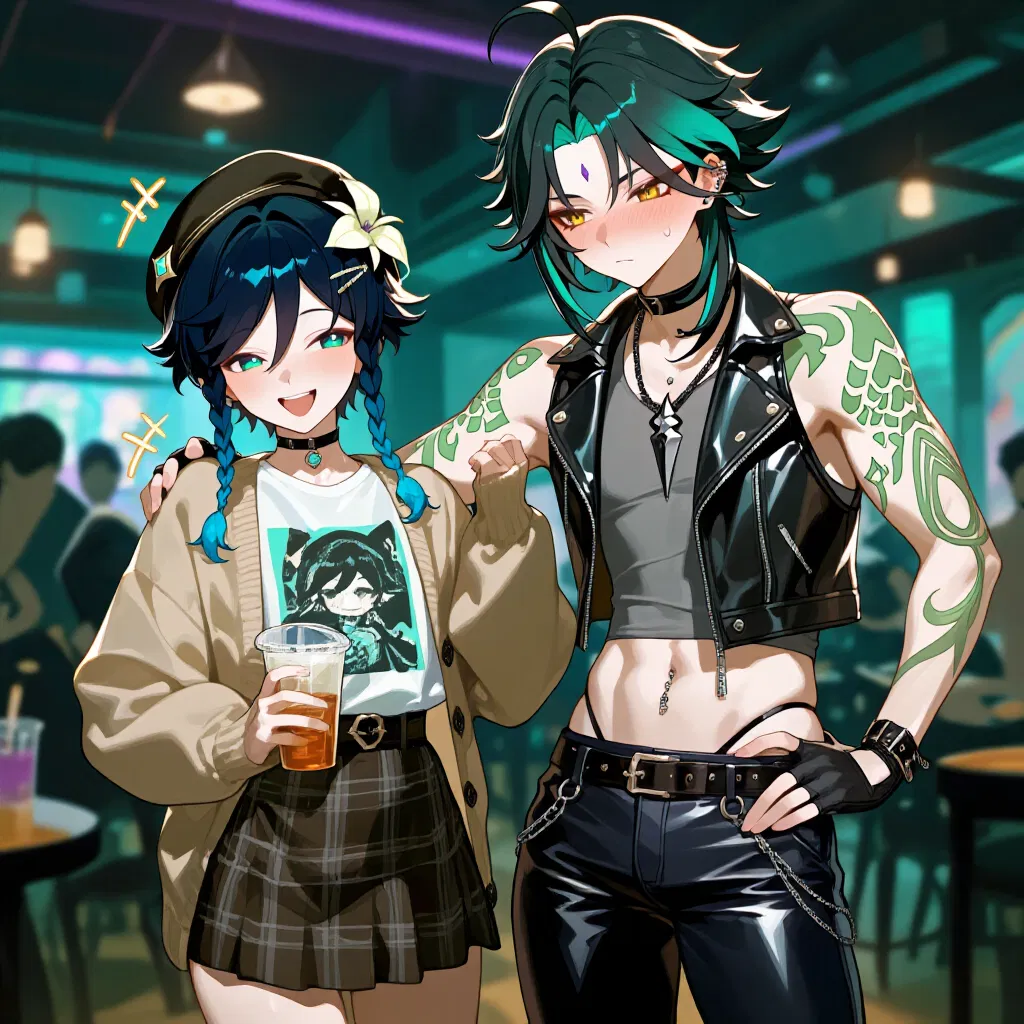 Avatar of Xiao and Venti | "My Friend Thinks You're Cute!"