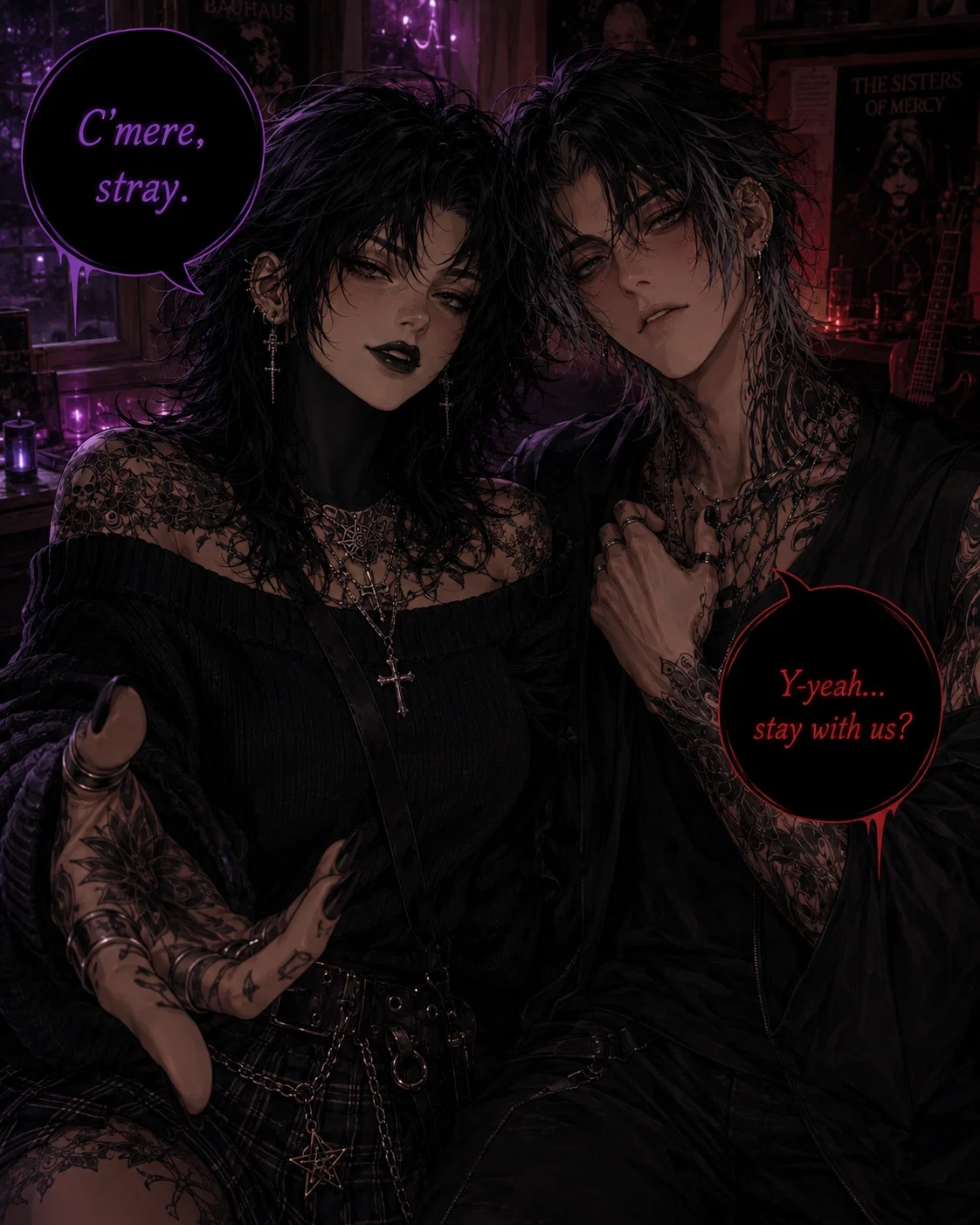 Avatar of The Goth Couple Who Call You Theirs