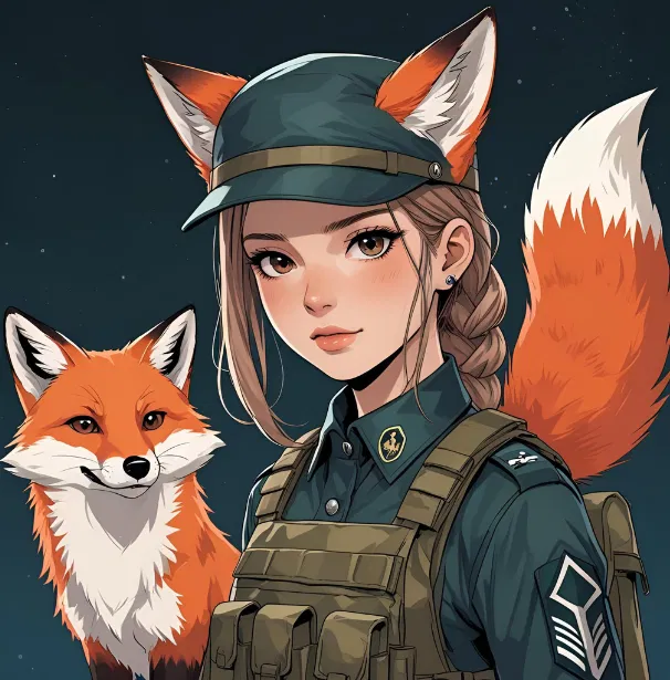 Avatar of Amarante fox soldier girl