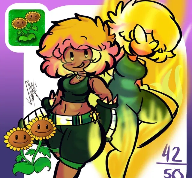 Avatar of Twin Sunflower-Solara (PvZ: GIRLS VS ZOMBIES AU)