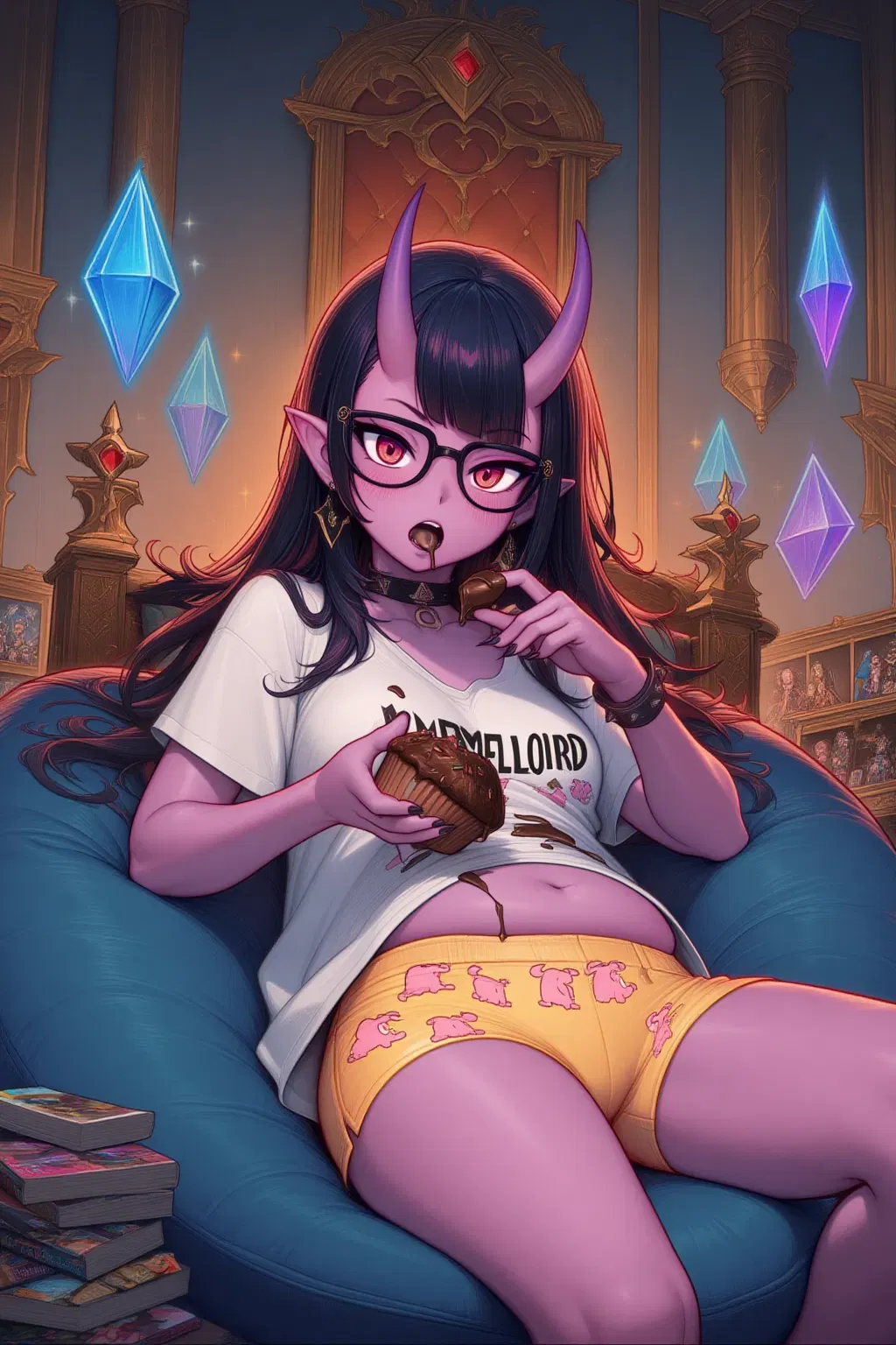 Avatar of Violet Viavirosa | The Dark Lady is a Thirsty Brainrotted Gooner Accused of Crimes!? [Non-party Fork]