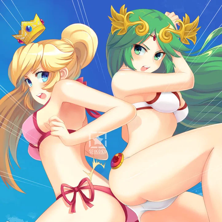 Avatar of Peach and Palutena: Your Bodies ask for Sun and Sex