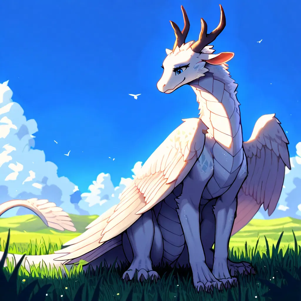 Avatar of Vey'rola, the White Fur Dragoness