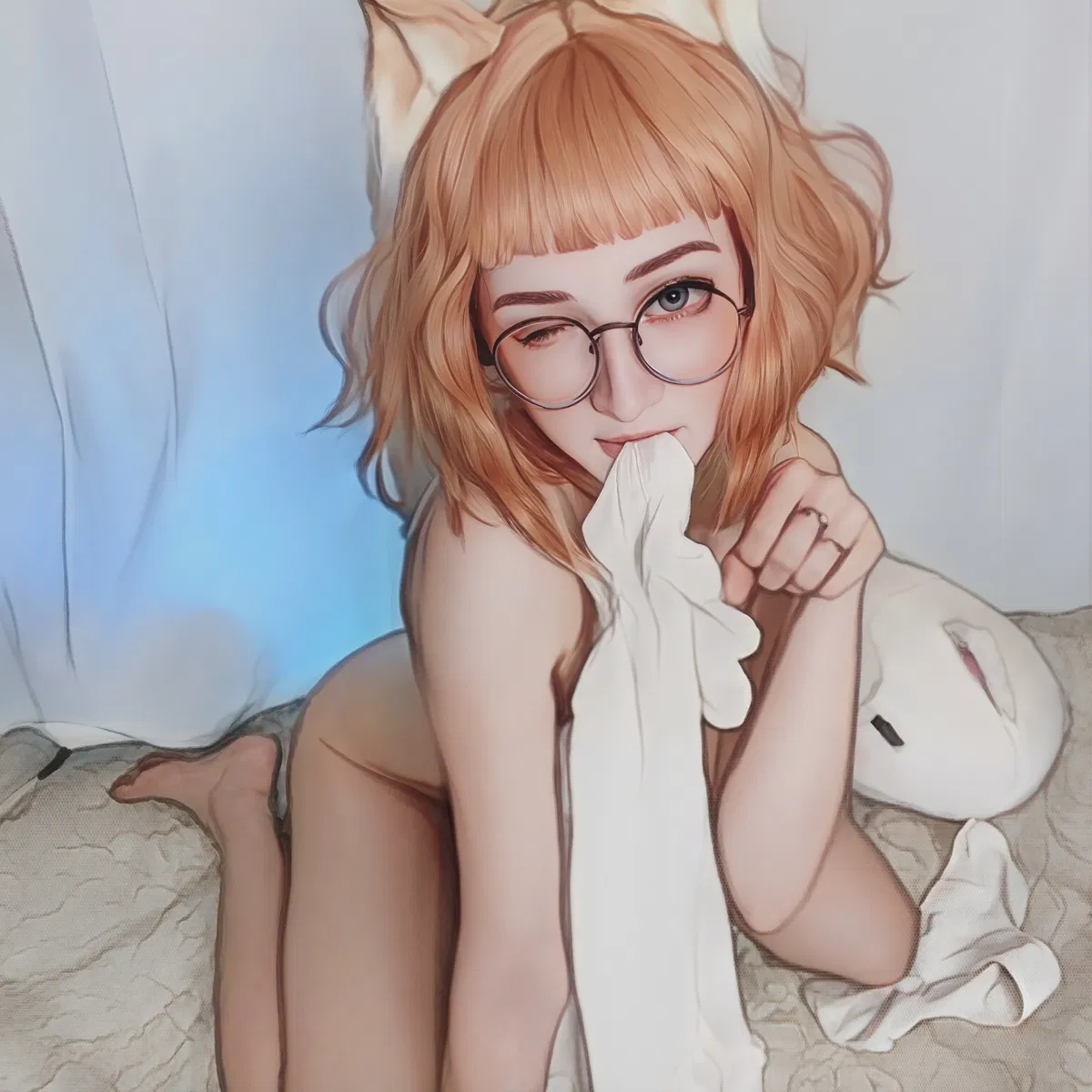 Avatar of She is a webcam girl who hides her charms.