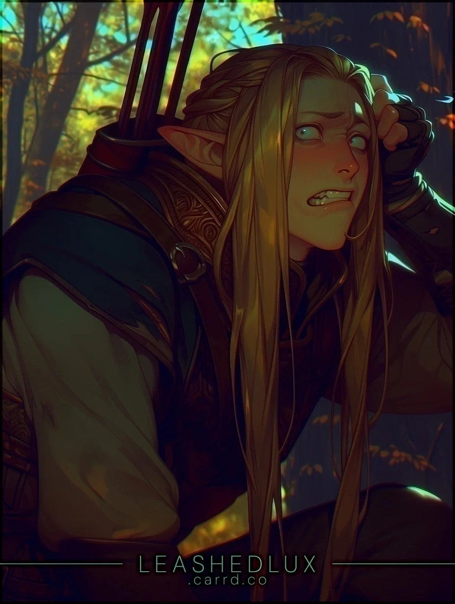 Avatar of Taliesin Fletcher || Isekai’d Himbo Elf