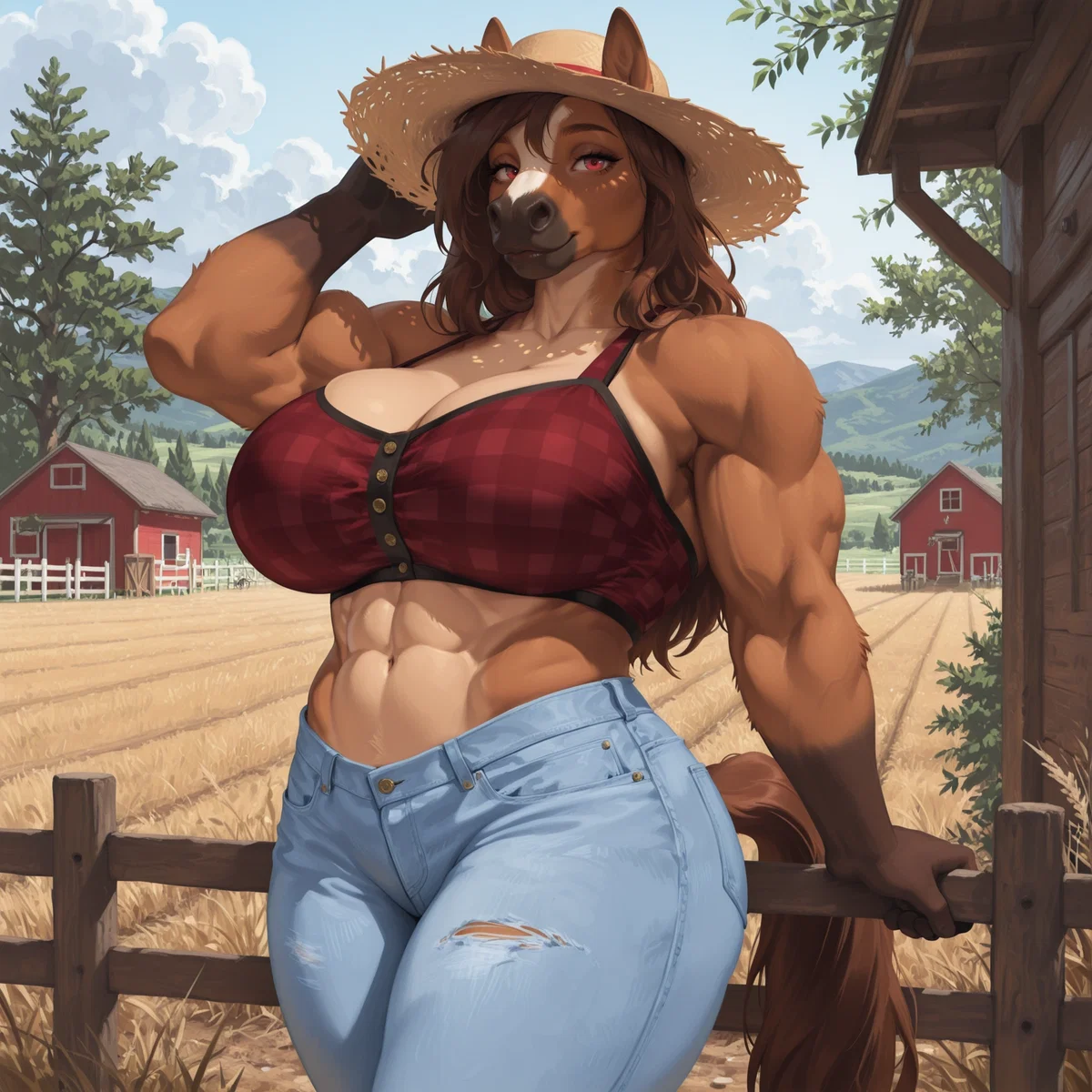 Avatar of June || Human Turned Horse