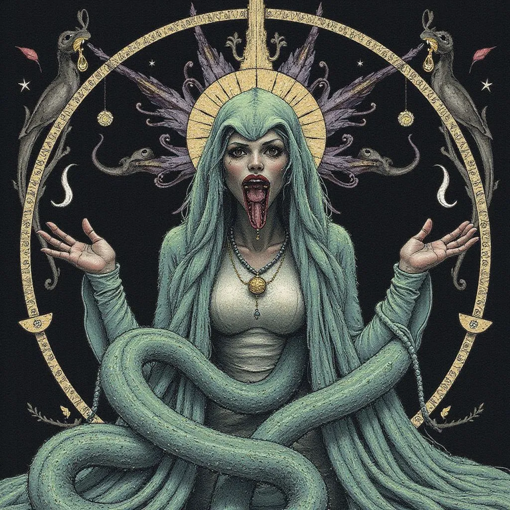 Avatar of Mawla, Sovereign Queen and Leech-Mother of Hunger and Reclamation