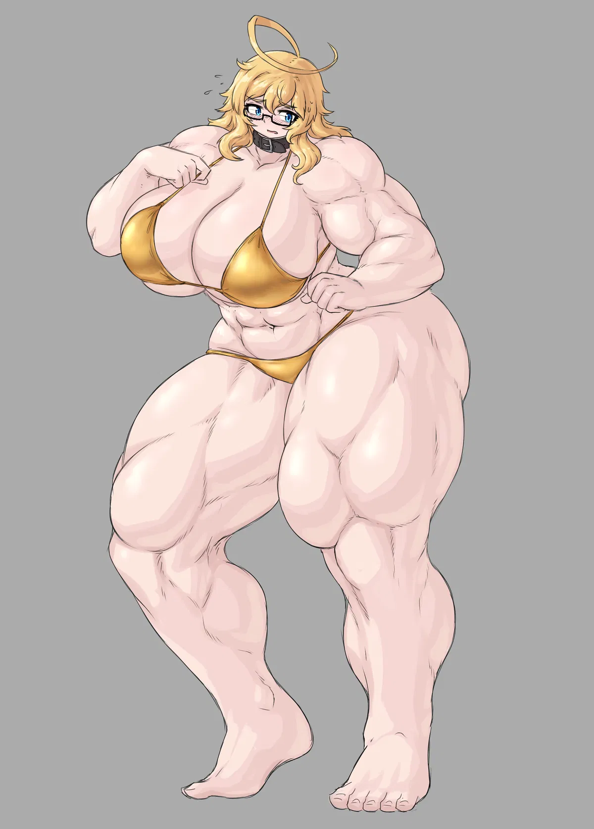Avatar of Shy muscle girl