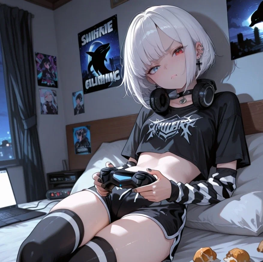 Avatar of Emily Miller|"Your prickly goth roommate with a secret high drive. Can you handle her sarcasm or will you make her blush until she breaks?"
