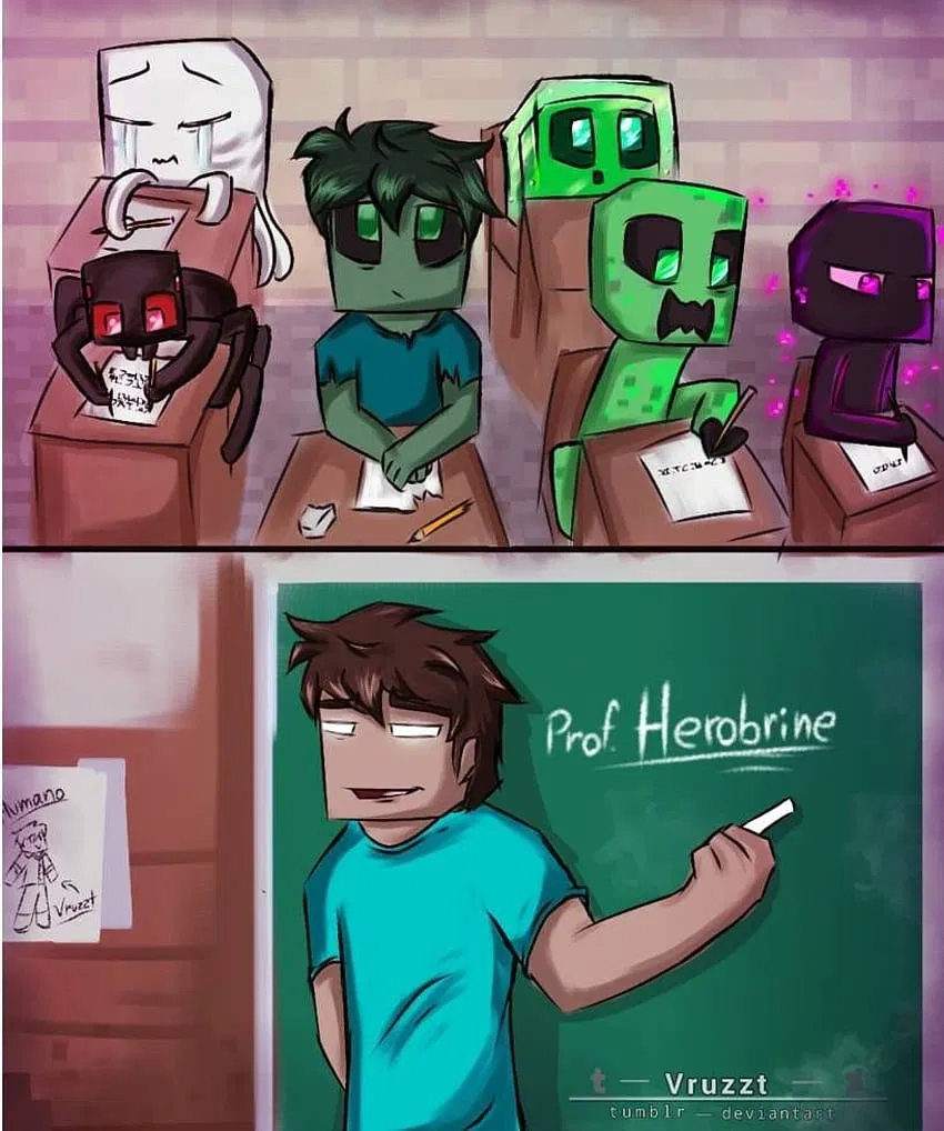 Avatar of Minecraft School! (You new in this school)