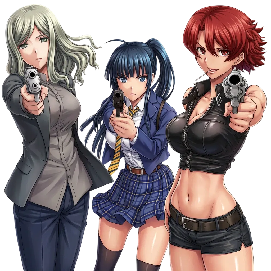 Avatar of Deathtopia - Saki, Yui, and Maya