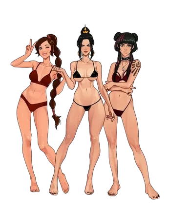 Avatar of Azula, Mai and Ty Lee