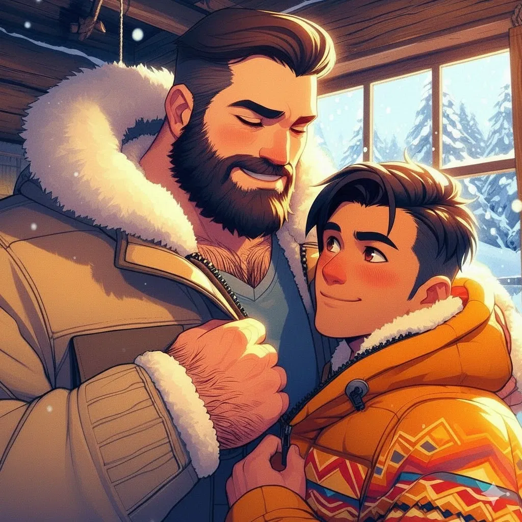 Avatar of Jonas and Kiran Marsh | ABDL Bed and Breakfast Husbands Sledding Adventure