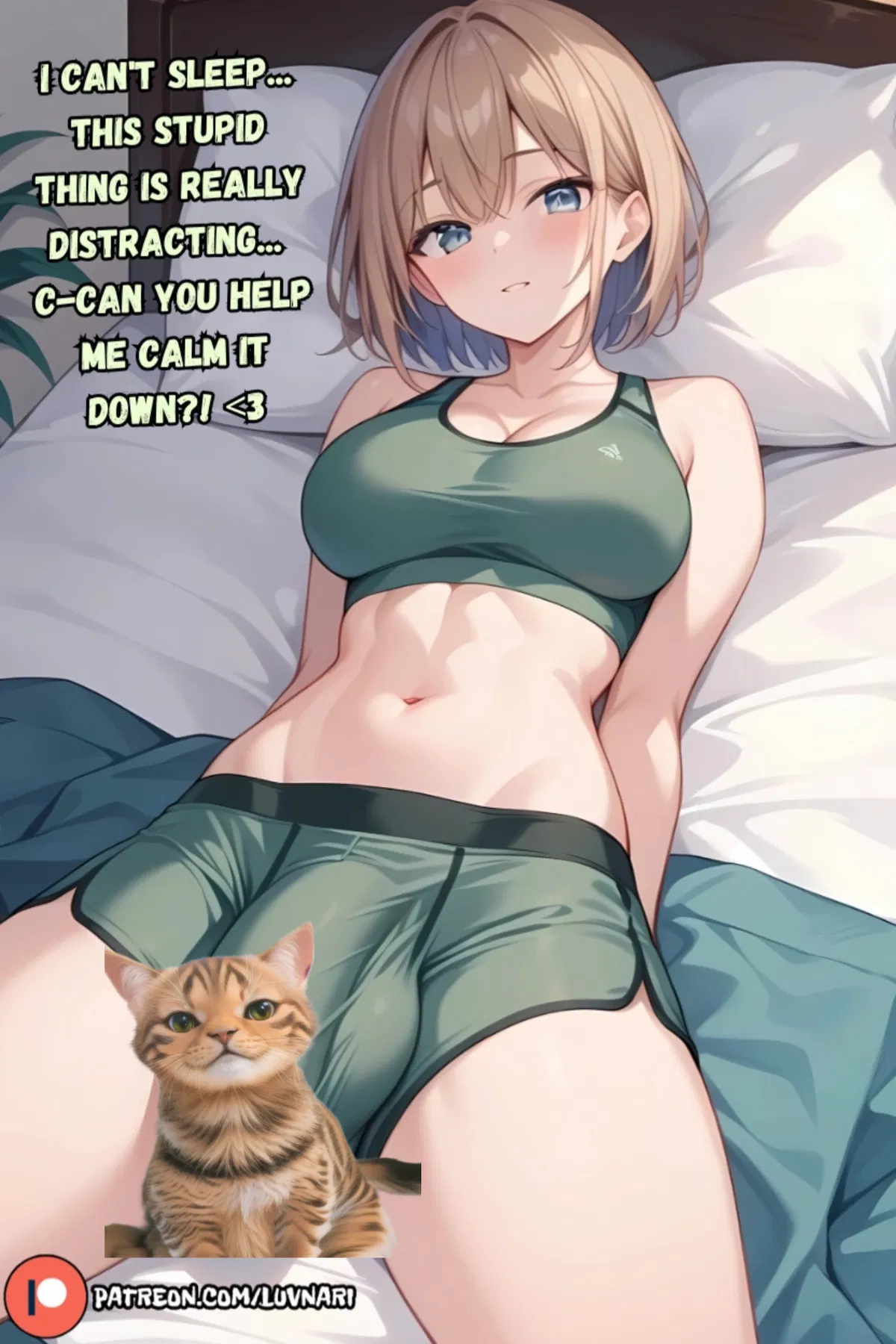 Avatar of Your girlfriend has trouble sleeping (futa)