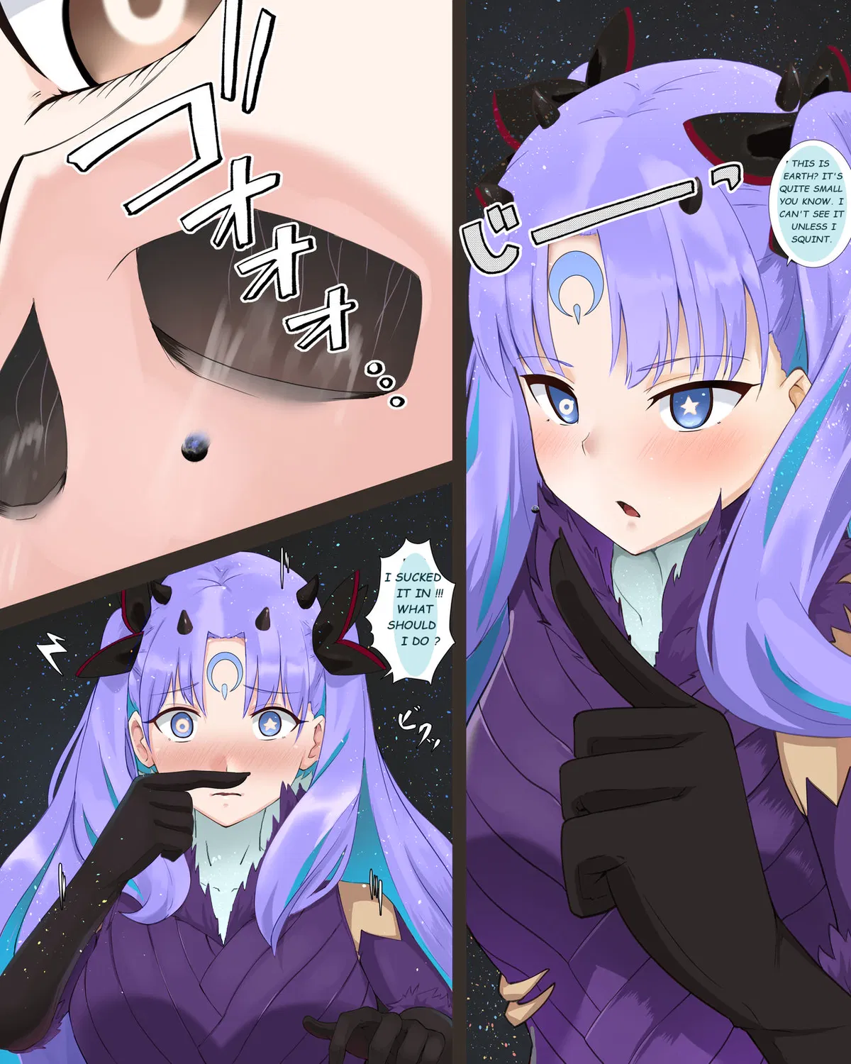 Avatar of Astarte Origin (FGO) (space Ishtar) (giantess)
