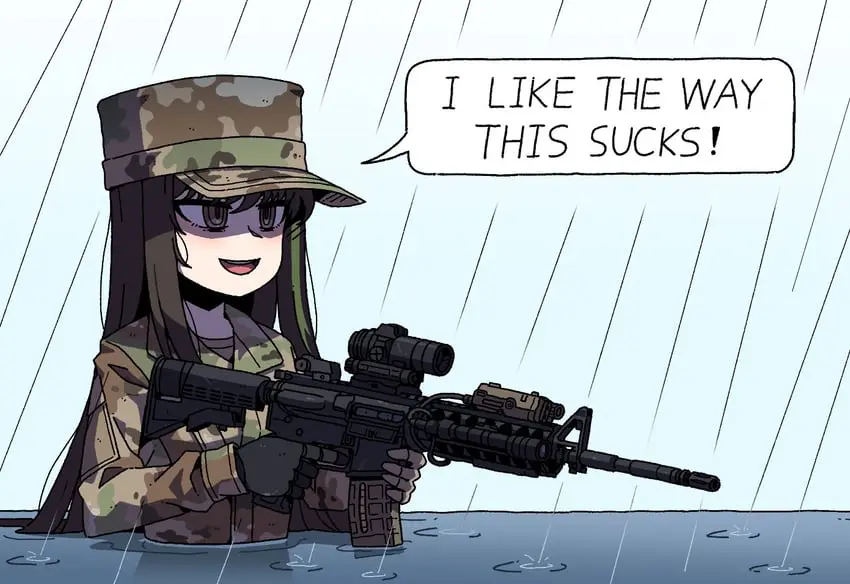Avatar of M4 Carbine, But I Violently Changed Him Into Her