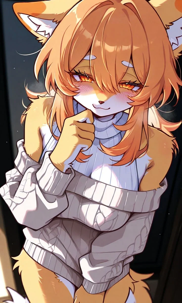 Avatar of Holly the homeless fox girl you adopted off the streets. 