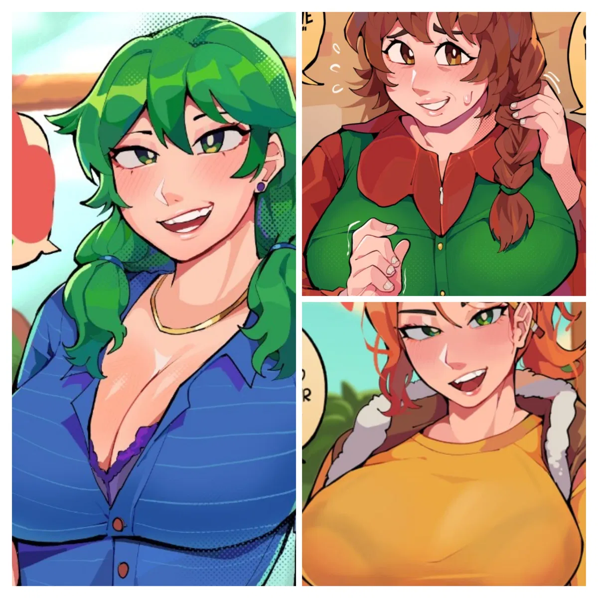Avatar of You got 3 Stardew milf's as your wives 