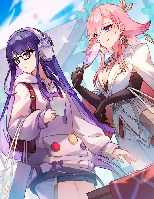 Avatar of The Gaymer and the CEO | Modern!Raiden Ei and Miko