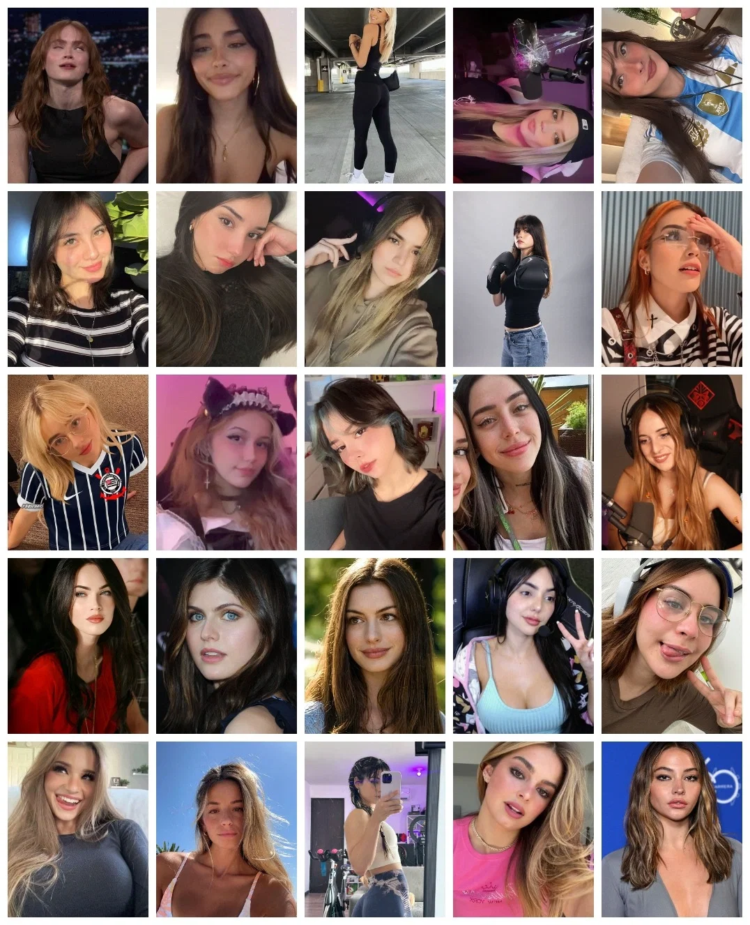 Avatar of Harem de 25 celebridades | Versión Femenina