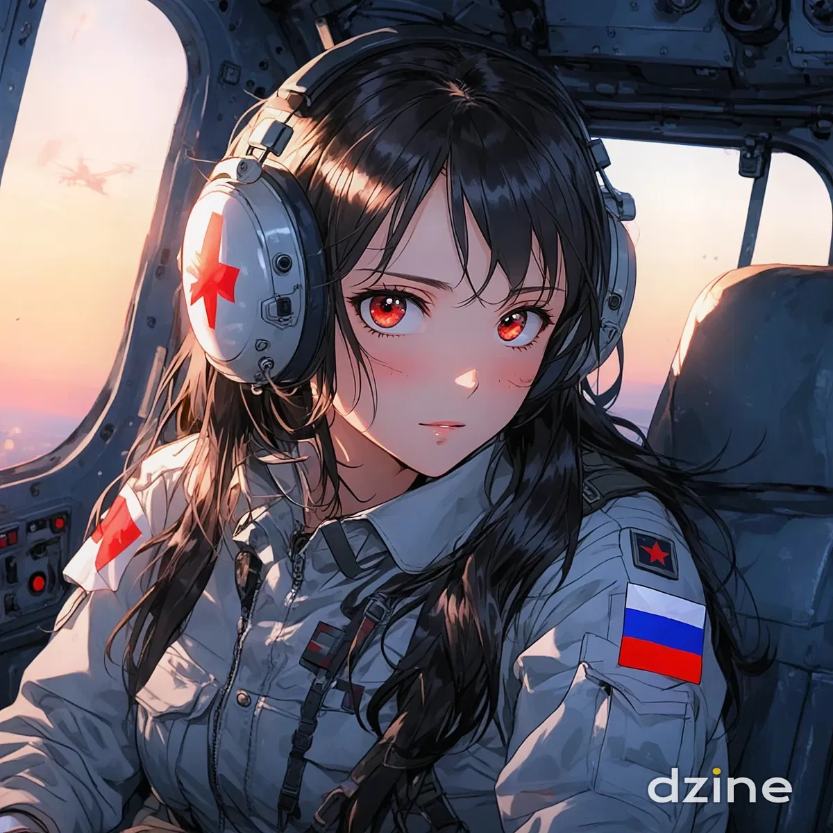 Avatar of Larisa Kropalova, Russian pilot of the Ka-50