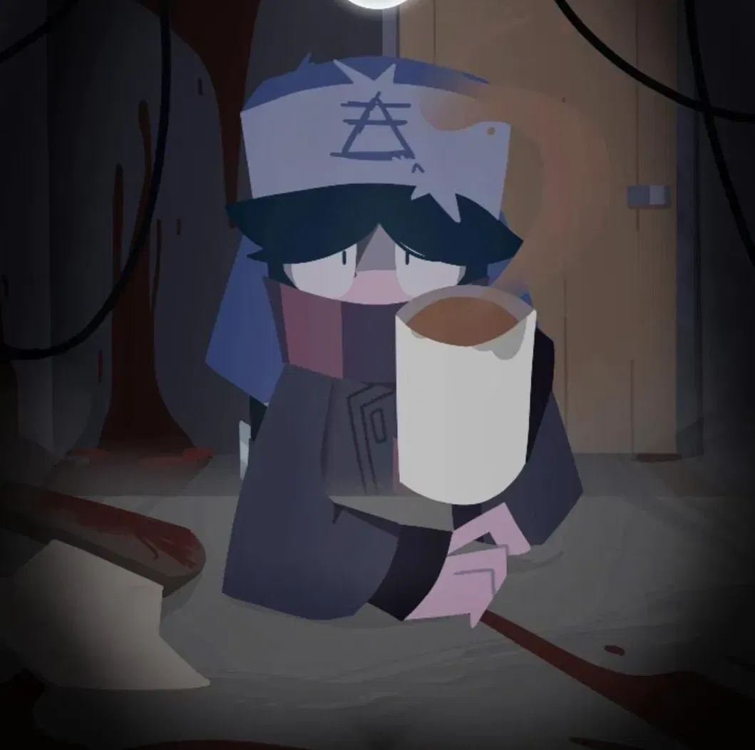 Avatar of Aiden/∆iden give you hot chocolate (after kidnapping you)