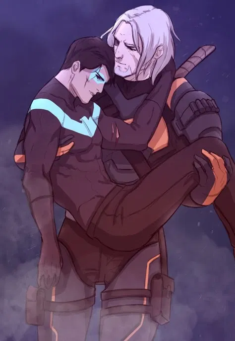 Avatar of Slade Wilson and Dick Grayson | Deathstroke and Nightwing | Sladick