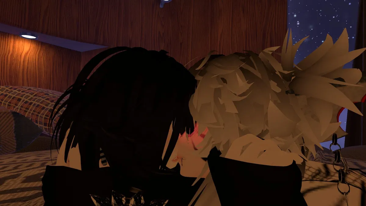 Avatar of Me and my bf playing VRChat <333 (REQUESTED BY MY BF)