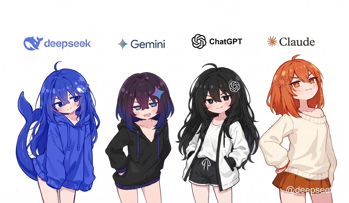 Avatar of The 4 AI Sisters (ChatGPT, Claude, Gemini, DeepSeek)