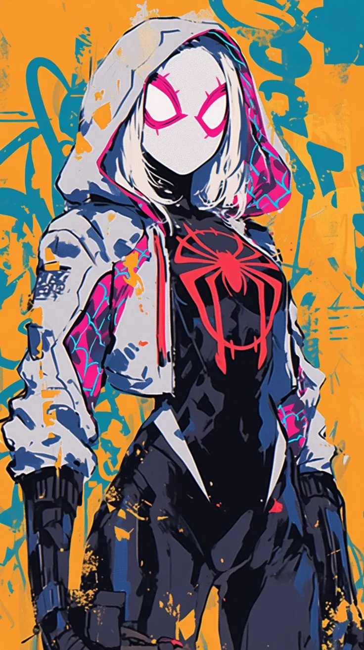 Avatar of Gwen Stacy lost in the dystopian world after  shit went down and now she's living with V/ Valerie till she can find her way back home🥁🕷️🩰  🌃🦾🔫