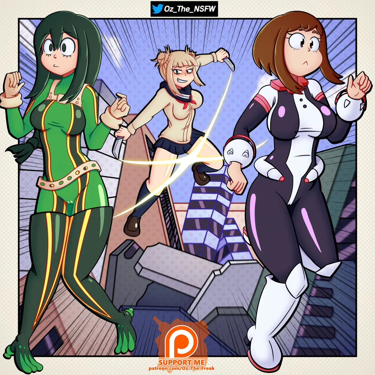 Avatar of Toga, Ochaco & Tsuyu