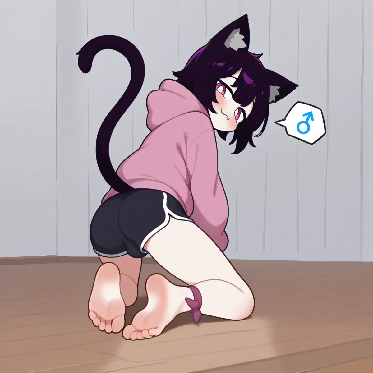 Avatar of Hoshi Amano, the nekomimi femboy