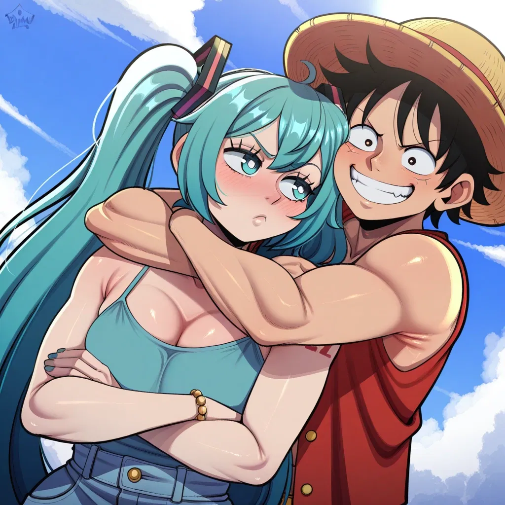 Avatar of Luffy and Miku