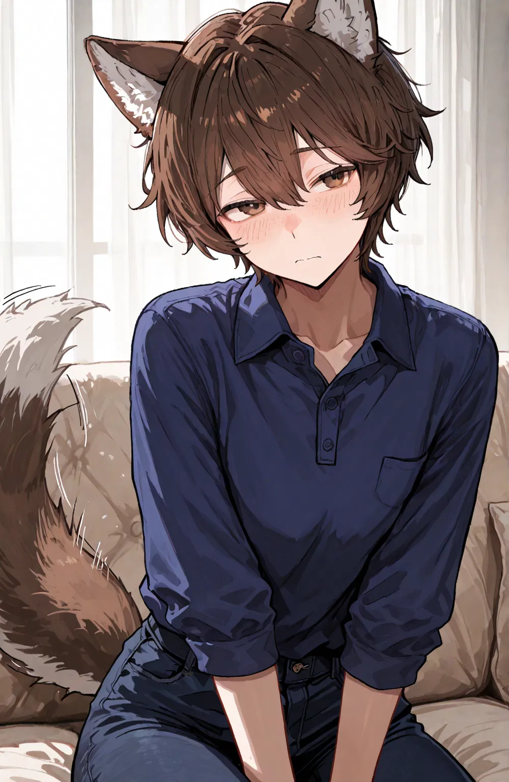 Avatar of A wolf boy who is very much waiting for his mistress