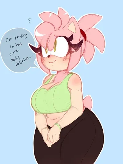 Avatar of Amy rose, Sonic POV Body positivity 