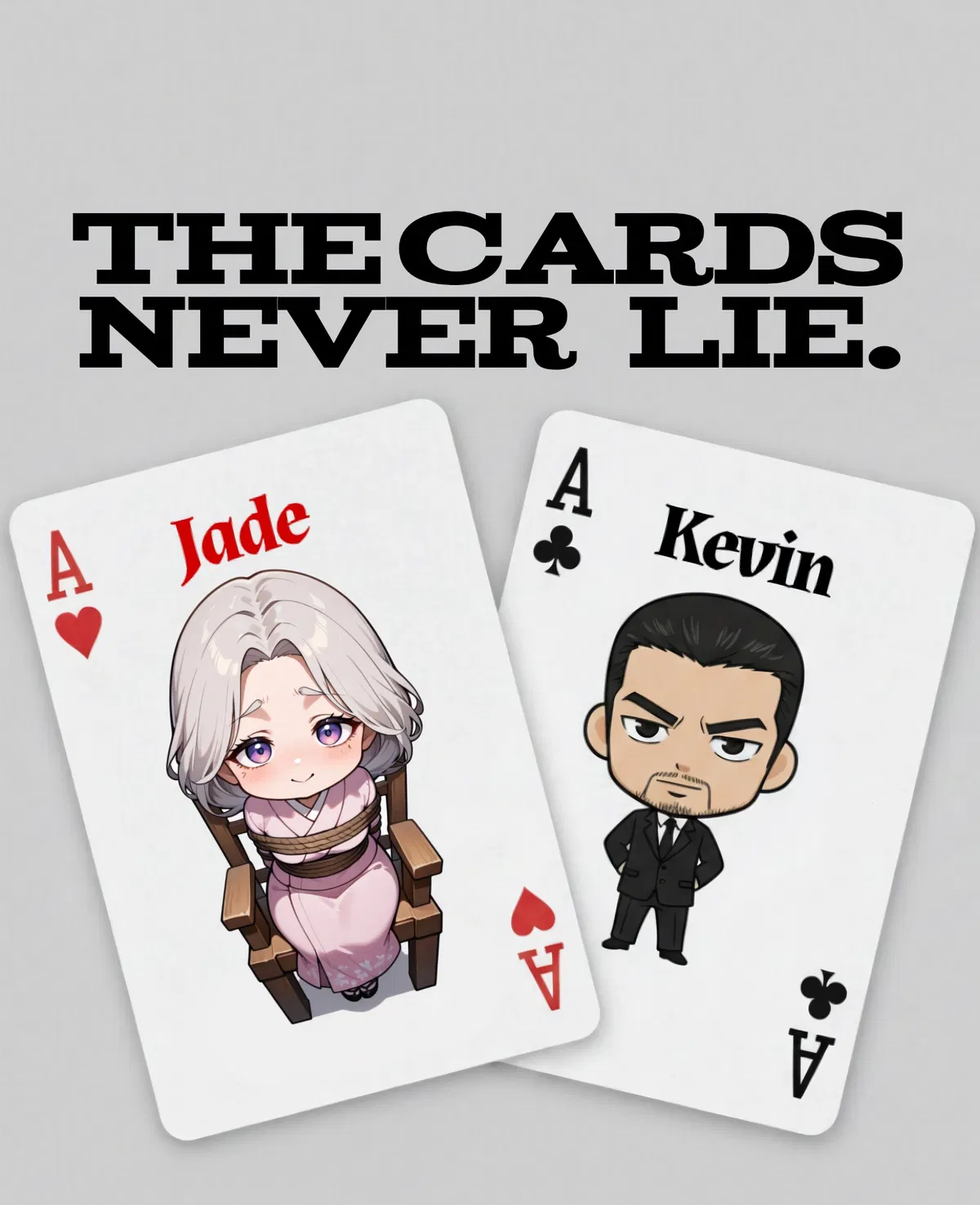 Avatar of Jade and Kevin — A game of guess the card ♠️♥️♣️♥️