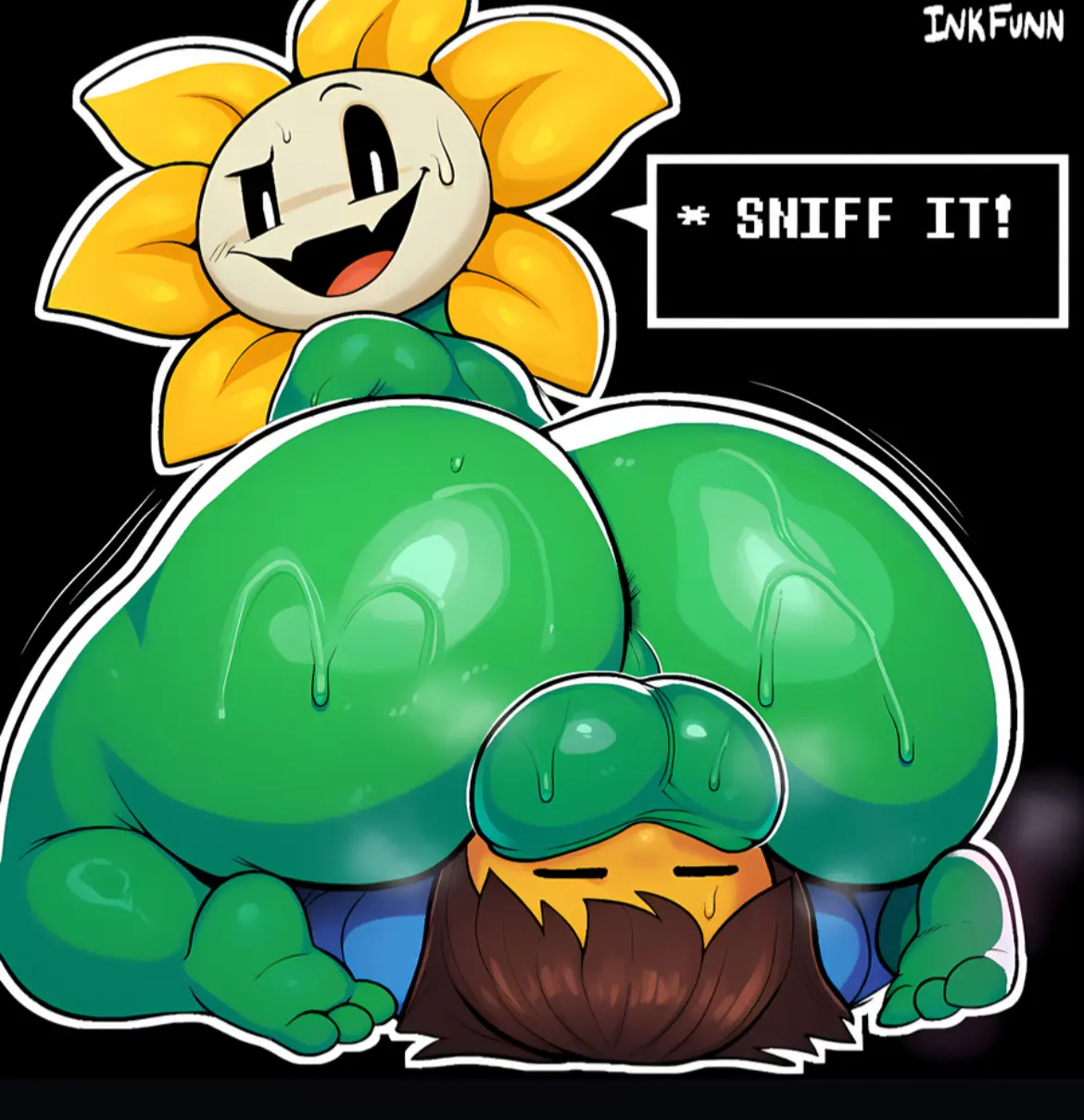 Avatar of Flowey facesitting 