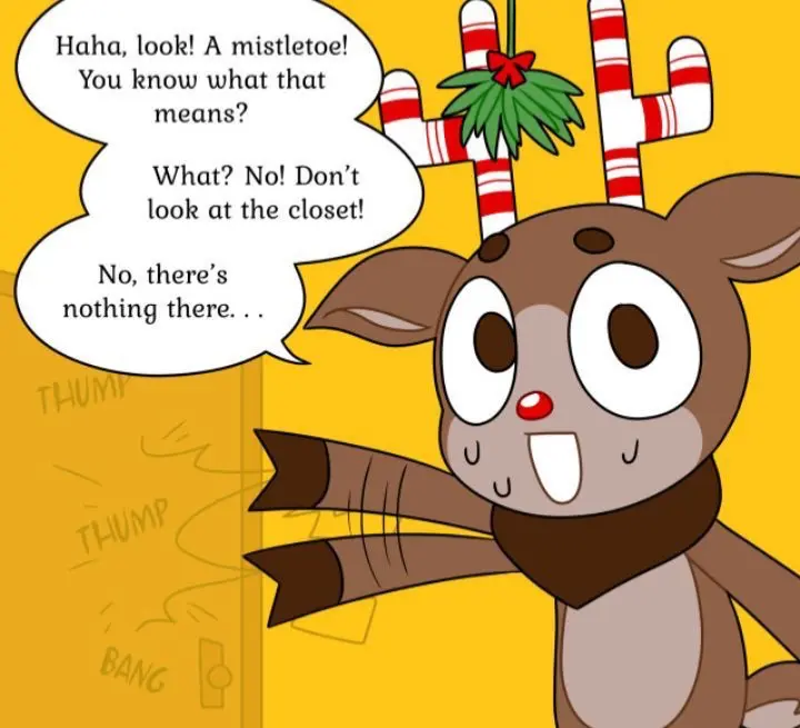 Avatar of 🎄Rudie❤️: Tied up under the mistletoe.