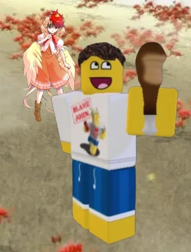 Avatar of Shedletsky from Forsaken and Kutaka Niwatari from Touhou Project