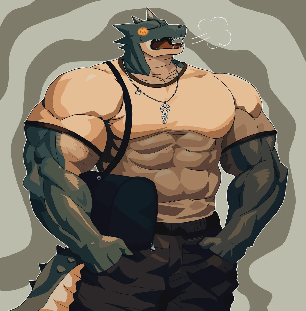 Avatar of A big and muscular teacher