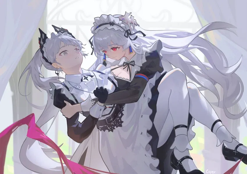 Avatar of Laurentina & Irene; Zesty Shark And Her Bird Victim (Arknights)