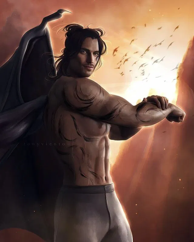 Avatar of Cassian (acotar) - caught checking him out 